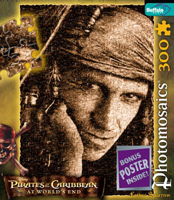 pirates of the caribbean at world's end, buffalo jigsaw puzzle, captain grant sparrow captaingrantsparrow
