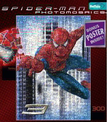 spider-man movies jigsaw puzzle by buffalo, spidey spidey