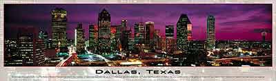 dallas texas 2d puzzle by buffalo, panoramic jigsaw puzzle dallastexas