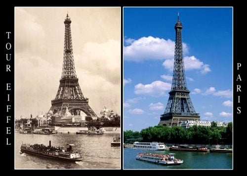 eiffel tower jigsaw puzzle, clementoni yesterday collection, 1000 pieces pariseiffeltower