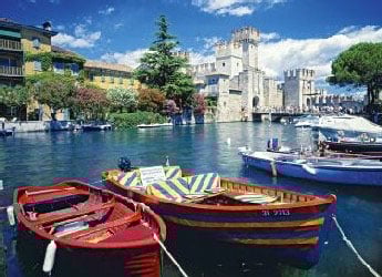 italy lake garda, 1000 pieces clementoni jigsaw puzzle lakegardaitaly