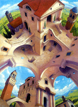 Palace of Illusion # 319305 ClementoniPuzzle Jigsaw 1500 Pieces Modern Art Weird palaceofillusion
