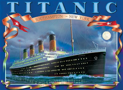 Clemmy Puzzle Jigsawpuzzle titanic royal majesty's ship 1912 titanic-1912-rms-clementoni-1500