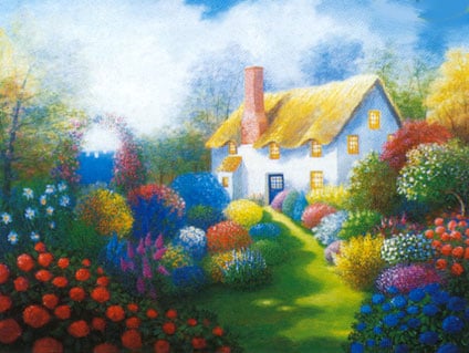 cottage jigsaw puzzle by clementoni, 2000 pieces jigsaw puzzle cottageclementonipuzzle