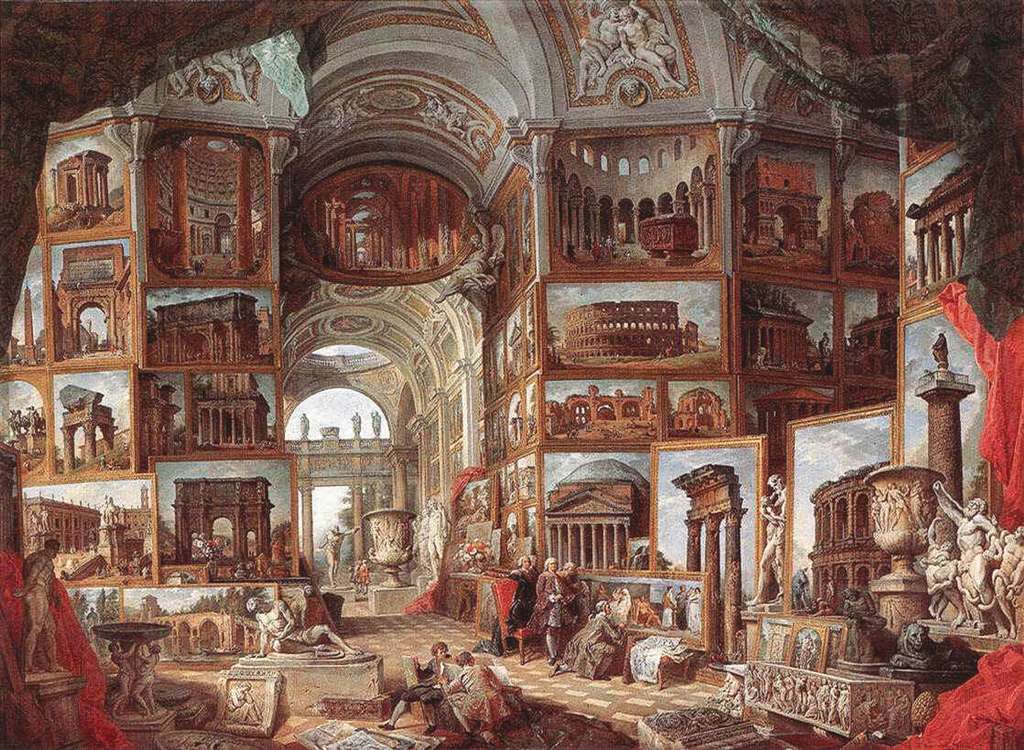 GiovanniPannini ItalianPainter Views of AncientRome Ravensburger Jigsaw Puzzle 2000 Pieces # 325320 ancient-rome