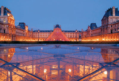 louvre museum paris france jigsaw puzzle by clementoni, 1000 pieces, travel collection louvre-museum