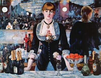 A Bar at the Folies painted by Bergeres, Manet Educa made in Spain 1000 piece jigsaw puzzle a-bar-at-the-folies-bergere