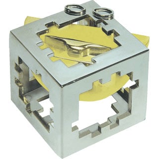 hanayama puzzles, metal puzzle by puzzlemaster, cuby cuby