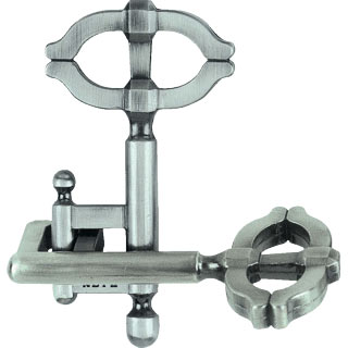 hanayama puzzles, metal puzzle by puzzlemaster, key2 key2