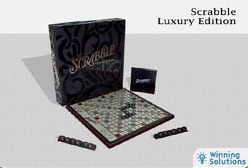 scrabble onyx edition board game luxury game gameboard classic delux version scrabble scrabbleonyxedition