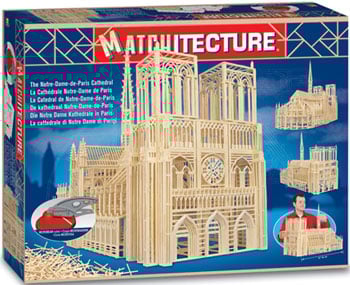 notre dame cathedral of Paris replica model made out of match sticks puzzle design very difficult fu notredamedepariscathedral