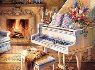 perfalock foam backed jigsaw puzzle wrebbit judygibson painter aria by fire light painting flat-2d-jigsaw-puzzle-aria-by-firelight