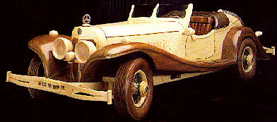 mercedes benz model, moveable 3d puzz wrebbit mercedes, scale model of 1935 car themercedesbenz500kspecialroadster