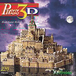puzz3d by wrebbit, mont st michel, gothic abbey of medieval pilgrims, montsaintmichel