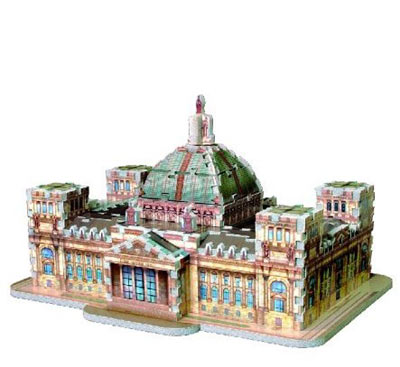 reichstag berlin building 3d puzzle by wrebbit puzz3d jigsaw puzzle rare reichstagberlin