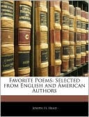 Favorite Poems written by Joseph H. Head