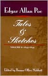 Tales and Sketches: 1843-1849, Vol. 2 written by Edgar Allan Poe