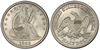 U.S. 50-cent Half Dollar 1843 Coin