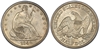 U.S. 50-cent Half Dollar 1844 Coin
