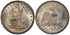 U.S. 50-cent Half Dollar 1863 Coin