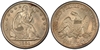 U.S. 50-cent Half Dollar 1864 Coin