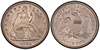 U.S. 50-cent Half Dollar 1868 Coin
