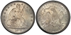 U.S. 50-cent Half Dollar 1873 Coin