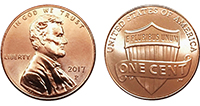 United States Penny 2017 USA Cent