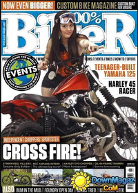 100% Biker # 182 Magazine Back Copies Magizines Mags