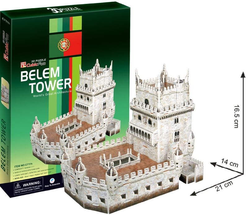 belem tower 3d puzzle belem-tower