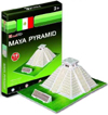 Maya Pyramid, 50 Piece 3D Jigsaw Puzzle Made by 3D-Puzzle