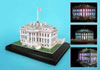 White House, 56 Piece 3D Jigsaw Puzzle with LED Lights, Made by 3D-Puzzle