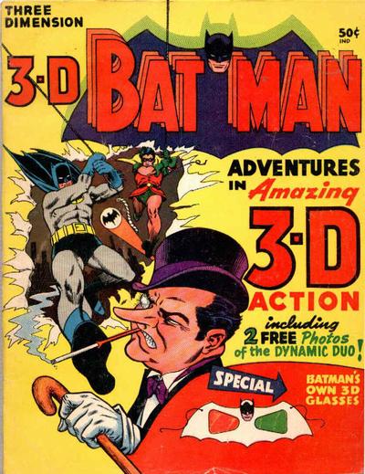 3D Batman Comic Book Back Issues by A1 Comix