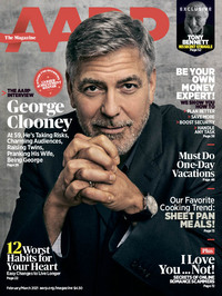 AARP February/March 2021 magazine back issue cover image
