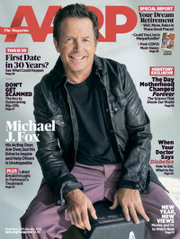 Michael J. Fox magazine cover appearance AARP January/December 2022