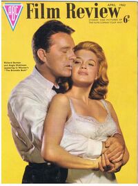 Angie Dickinson magazine cover appearance ABC Film Review April 1960