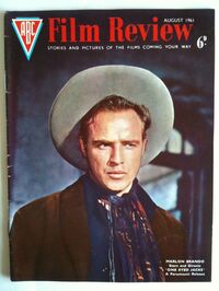 Marlon Brando magazine cover appearance ABC Film Review August 1961