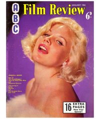 Carroll Baker magazine cover appearance ABC Film Review January 1965