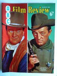 John Wayne magazine cover appearance ABC Film Review August 1967