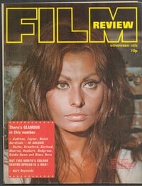 Sophia Loren magazine cover appearance ABC Film Review November 1972