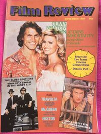 Olivia Newton-John magazine cover appearance ABC Film Review November 1980