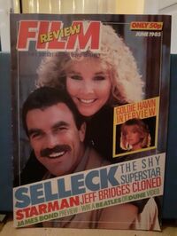 Goldie Hawn magazine cover appearance ABC Film Review June 1985