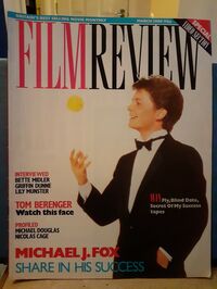 Bette Midler magazine cover appearance ABC Film Review March 1988