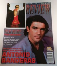 Antonio Banderas magazine cover appearance ABC Film Review July 1995