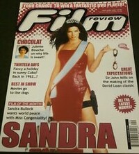 Sandra Bullock magazine cover appearance ABC Film Review # 604, April 2001