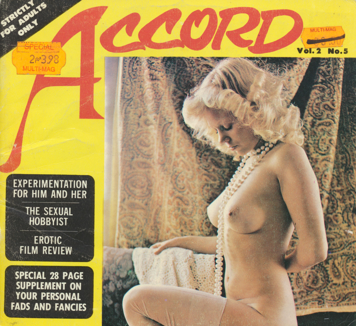 Accord Vol. 2 # 5 magazine back issue Accord magizine back copy 