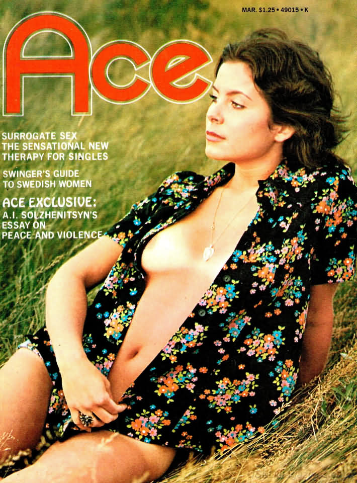 Ace March 1974, Ace March 1974 Pulp Fiction Magazine Back Issue Published by A A Wyns Magazine Publishers. Surrogate Sex The Sensational New Therapy For Singles., Surrogate Sex The Sensational New Therapy For Singles