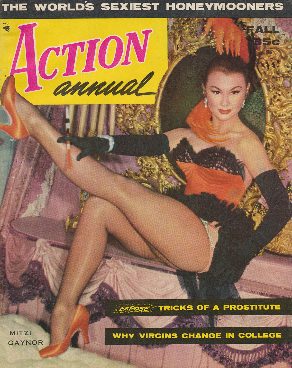 Action Annual Fall 1956 magazine back issue Action Annual magizine back copy 