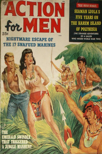 Action for Men June 1959 magazine back issue