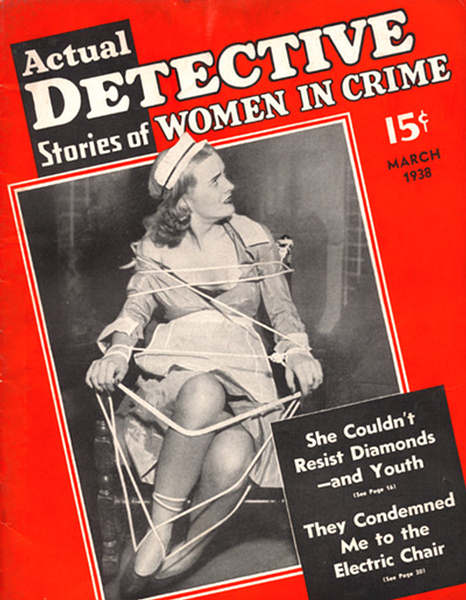 Actual Detective Stories # 5, March 1983 magazine back issue Actual Detective Stories magizine back copy 